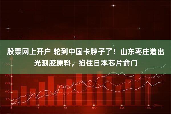 股票网上开户 轮到中国卡脖子了！山东枣庄造出光刻胶原料，掐住日本芯片命门